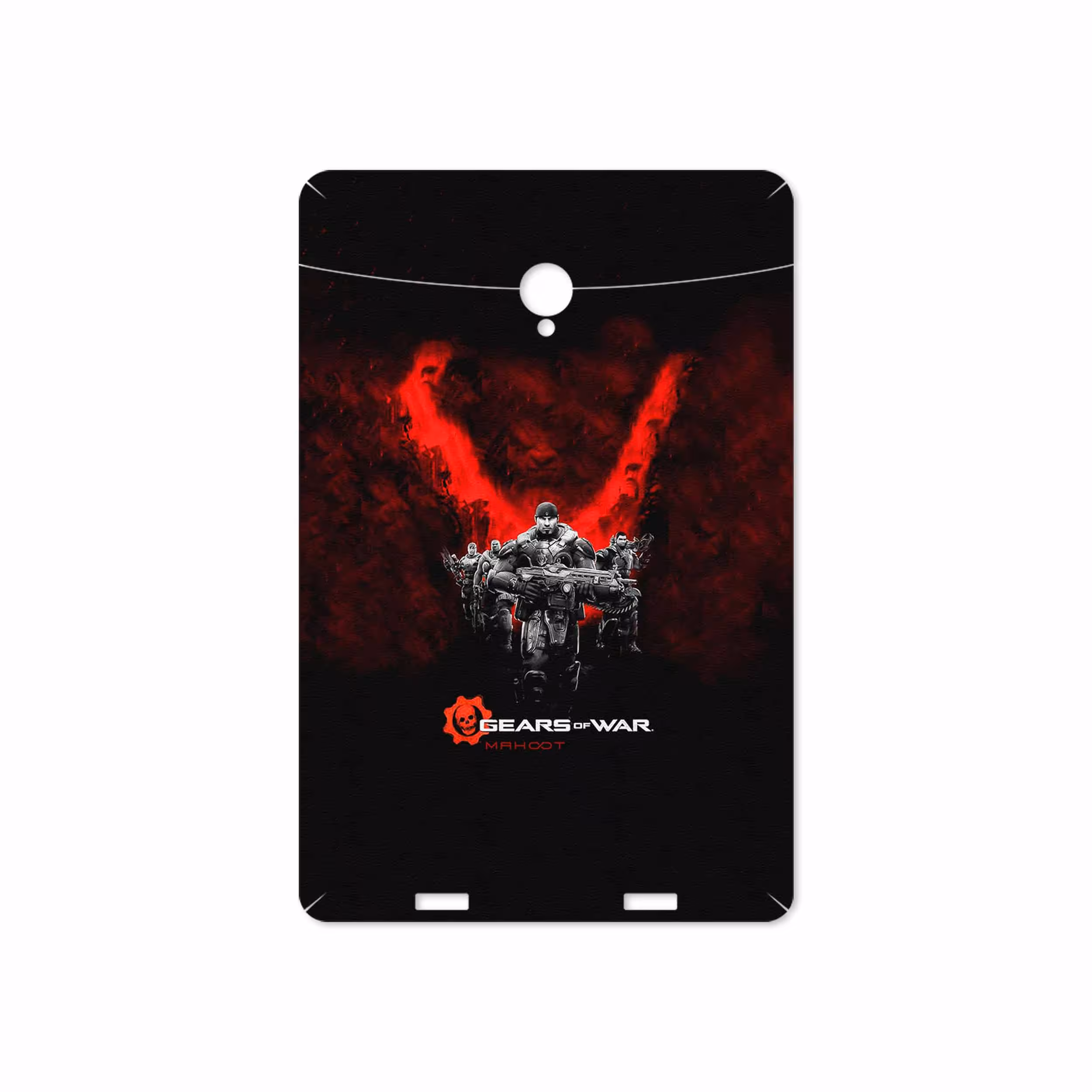 برچسب پوششی ماهوت مدل Gears-Of-War-Game مناسب برای تبلت وریکو Unipad