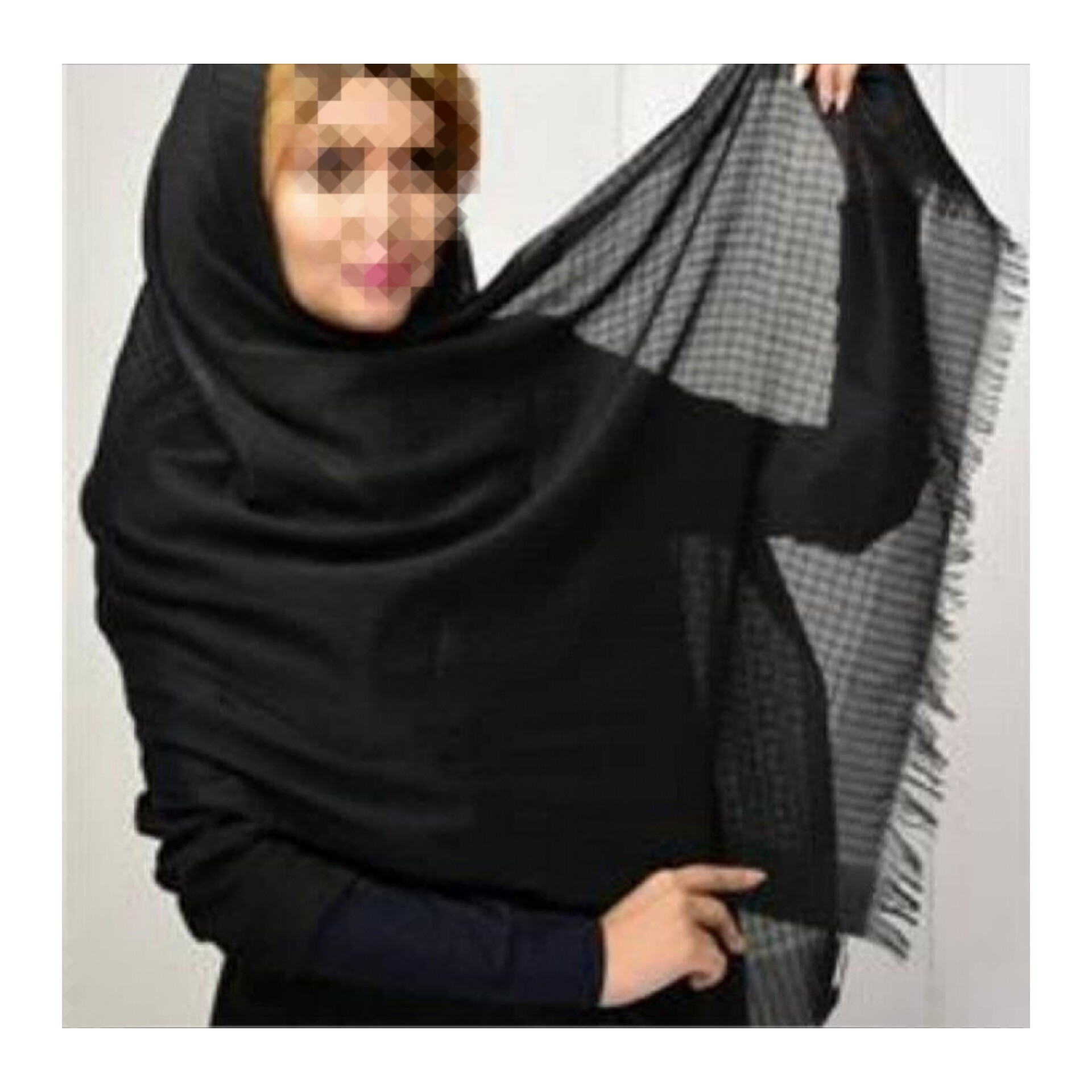 شال نخی چهارخونه اندازه 178 در 60 در 6 رنگ زیبا(ارسال رایگان)