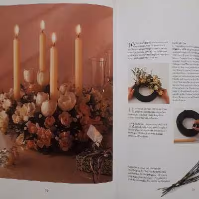 كتاب Swags Wreaths &amp; Garlands Step-by-step Crafts اثر جمعي از نويسندگان انتشارات Brockhamton