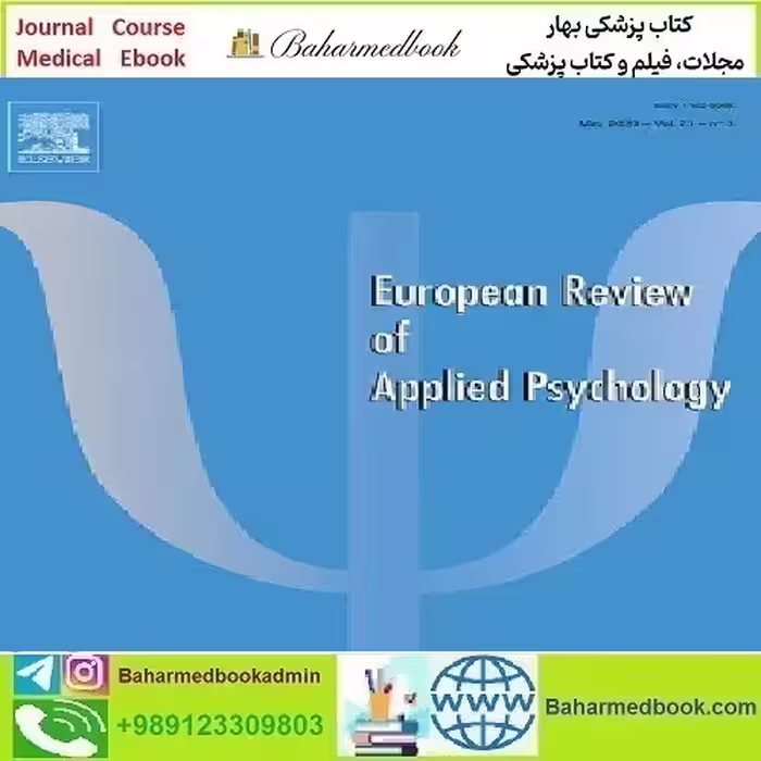 European Review of Applied Psychology Volume 70 Issue 1 to