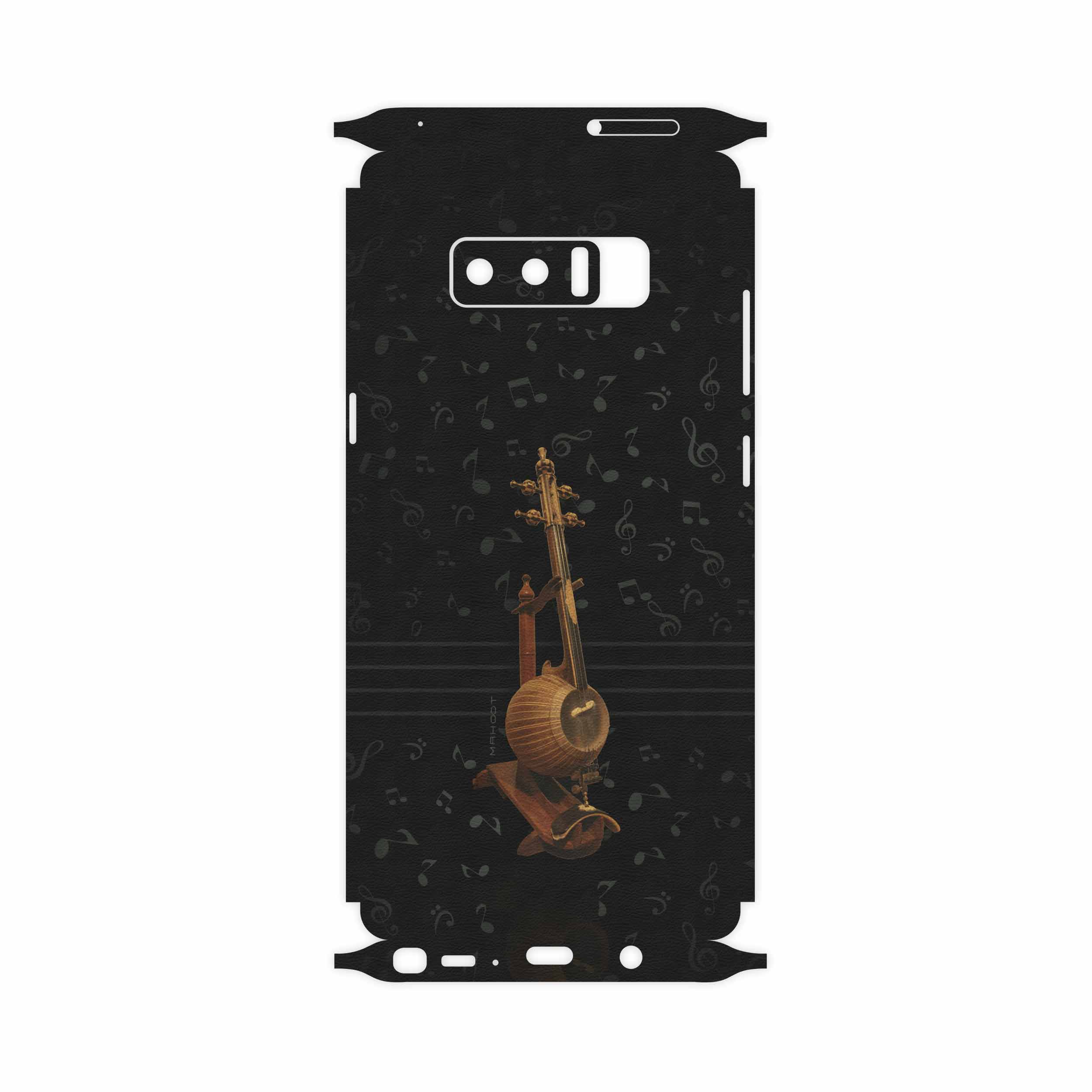 برچسب پوششی ماهوت مدل Persian Fiddle Instrument-FullSkin مناسب برای گوشی موبایل سامسونگ Galaxy Note 8