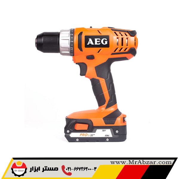 دریل شارژی چکشی 18 ولت آاگ BS18G2LI