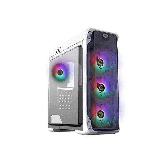 کیس کامپیوتر گیم مکس مدل Starlight White FRGB G 509 ا GameMax