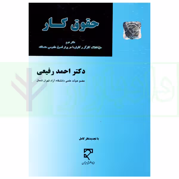 حقوق کار (دفتر دوم) | دکتر رفیعی
