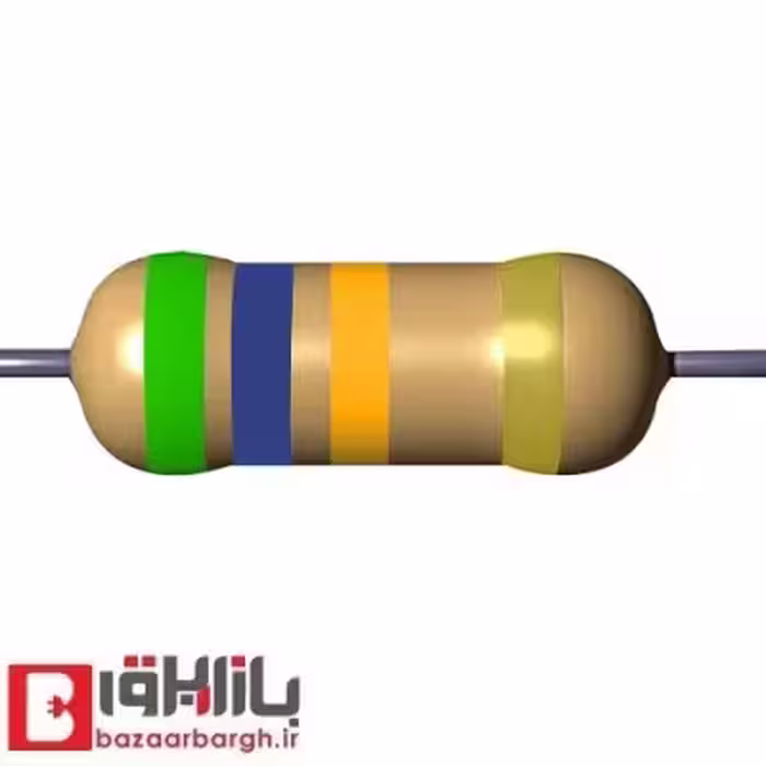 مقاومت 56 کیلو اهم 1 وات 5 درصد