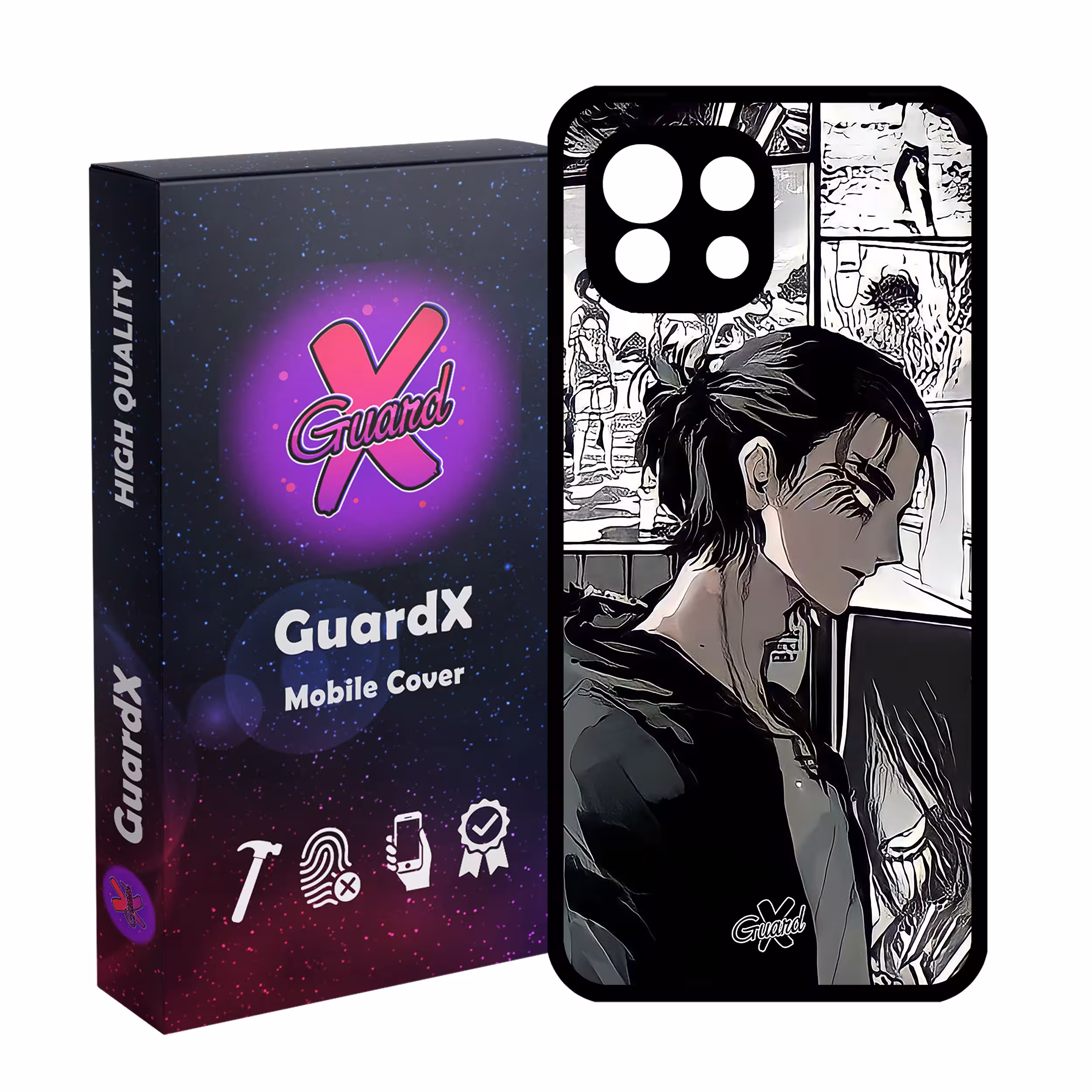 کاور گارد ایکس طرح Eren Yeager Anime مدل Glass10442 مناسب برای گوشی موبایل شیائومی  MI 11 Lite