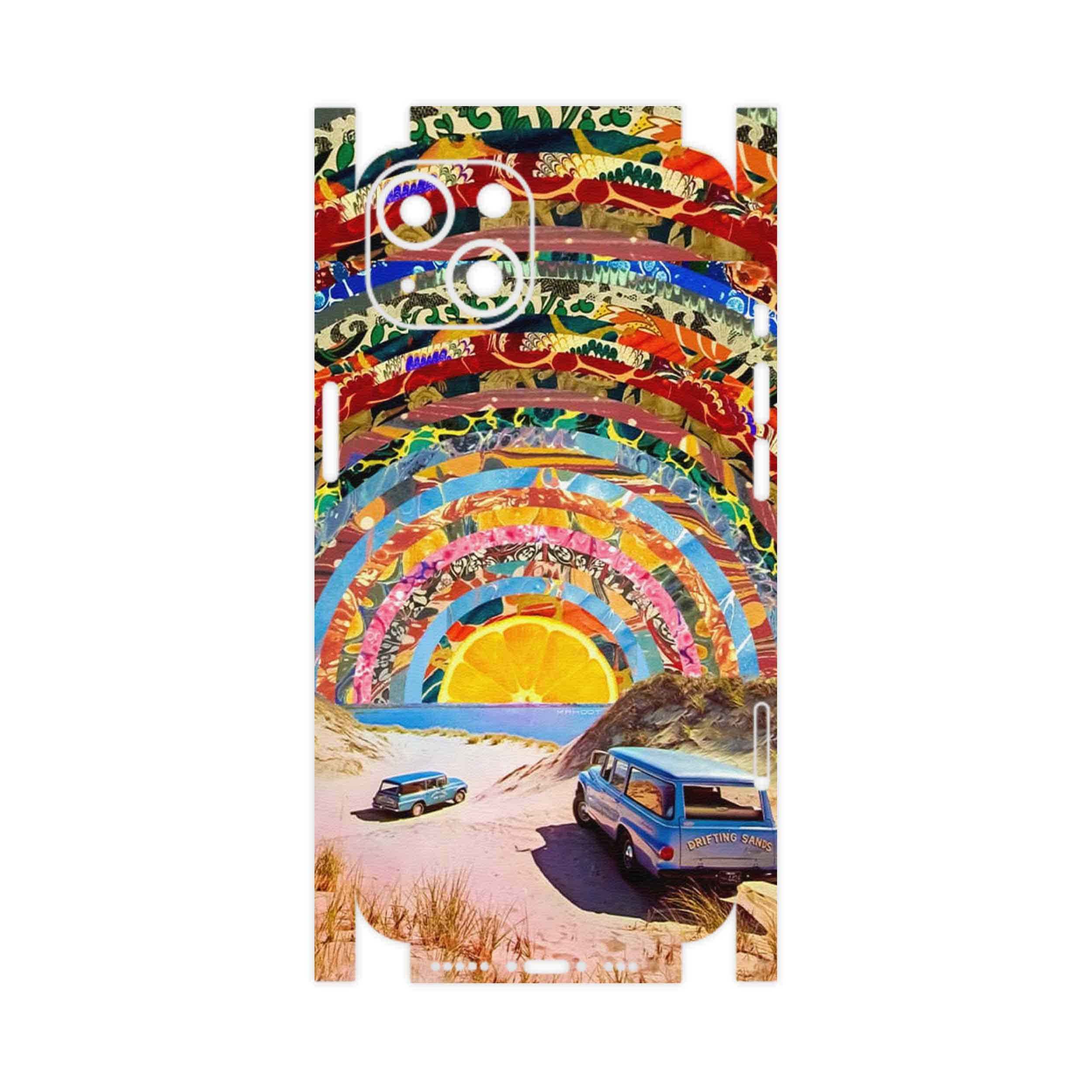 برچسب پوششی ماهوت مدل Collage of Orange Sky-FullSkin مناسب برای گوشی موبایل اپل iPhone 13