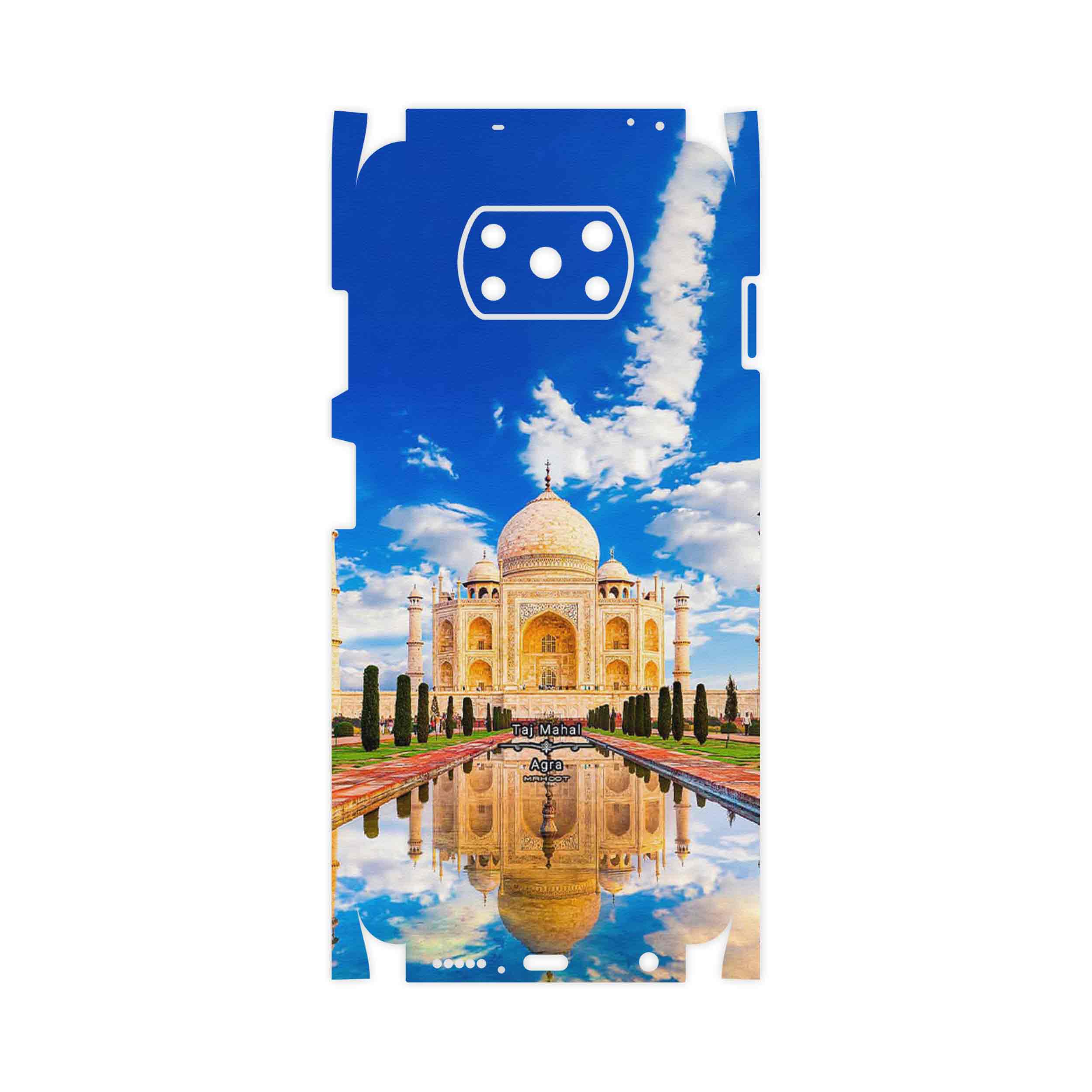 برچسب پوششی ماهوت مدل The Taj Mahal-FullSkin مناسب برای گوشی موبایل شیائومی Poco X3 NFC