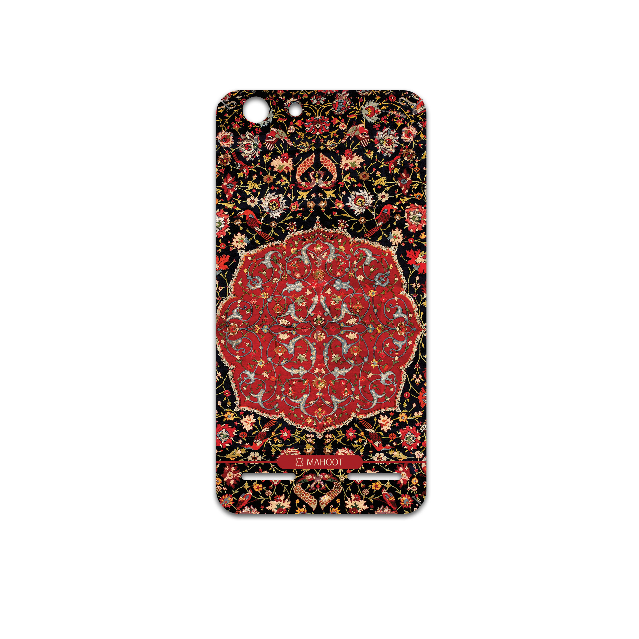 برچسب پوششی ماهوت مدل Persian-Carpet-Red مناسب برای گوشی موبایل لنوو Vibe K5 Plus