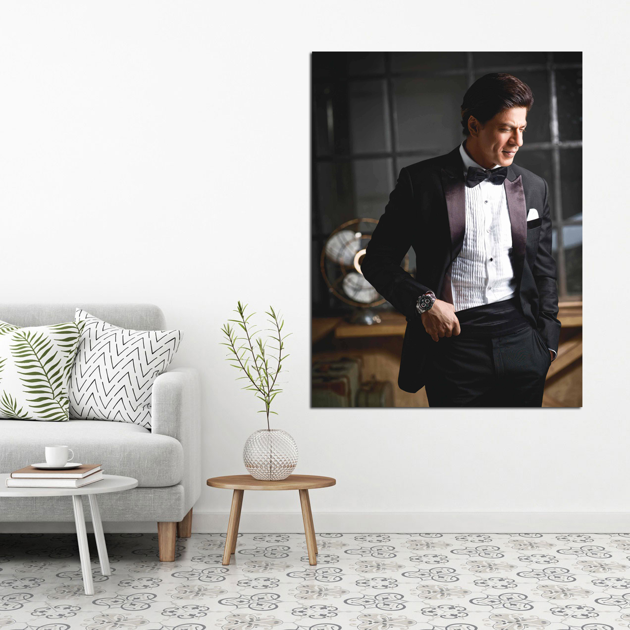 تابلو شاسی مدل شاهرخ خان کد 9 | دنیای قاب