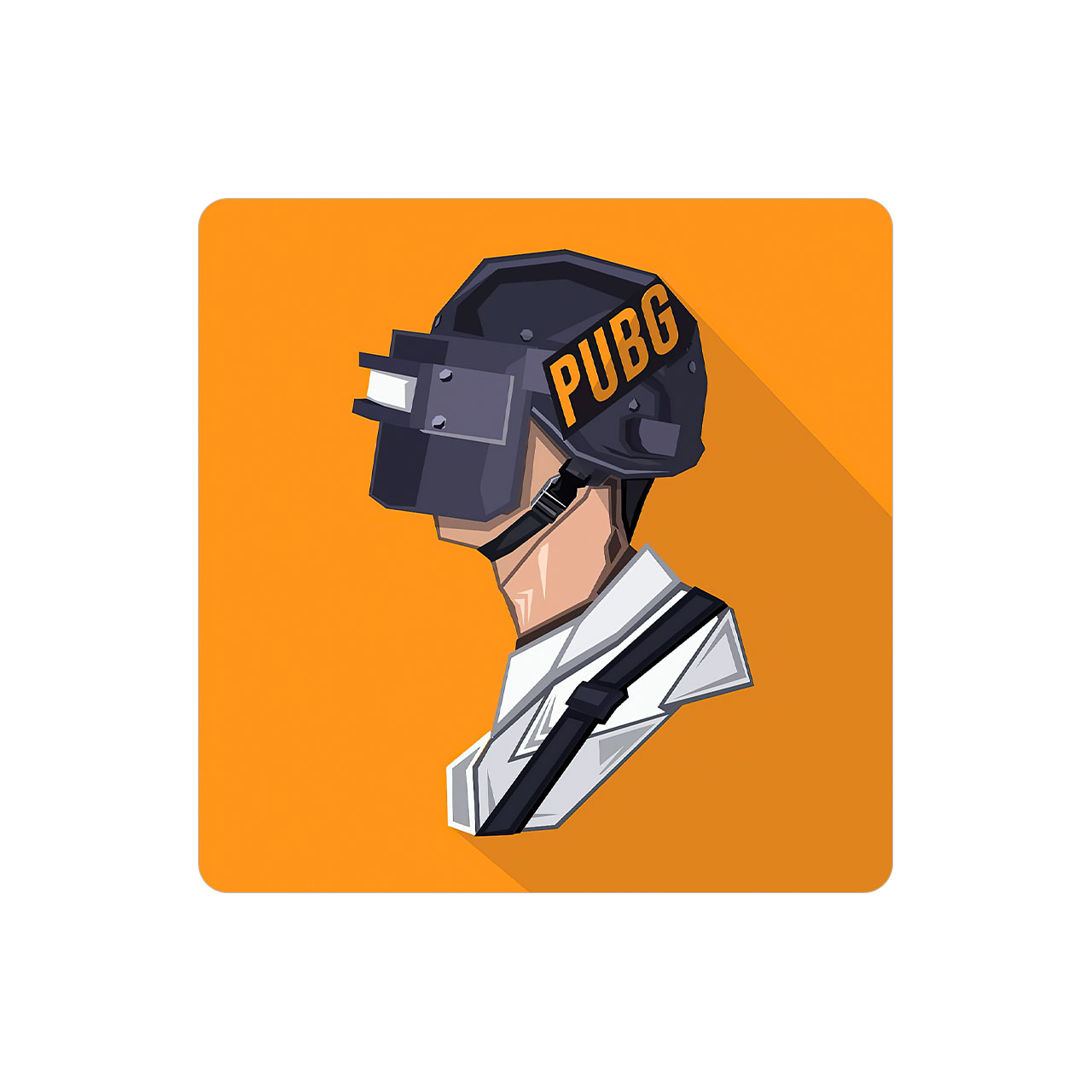 زیر لیوانی طرح پابجی مدل MC1687