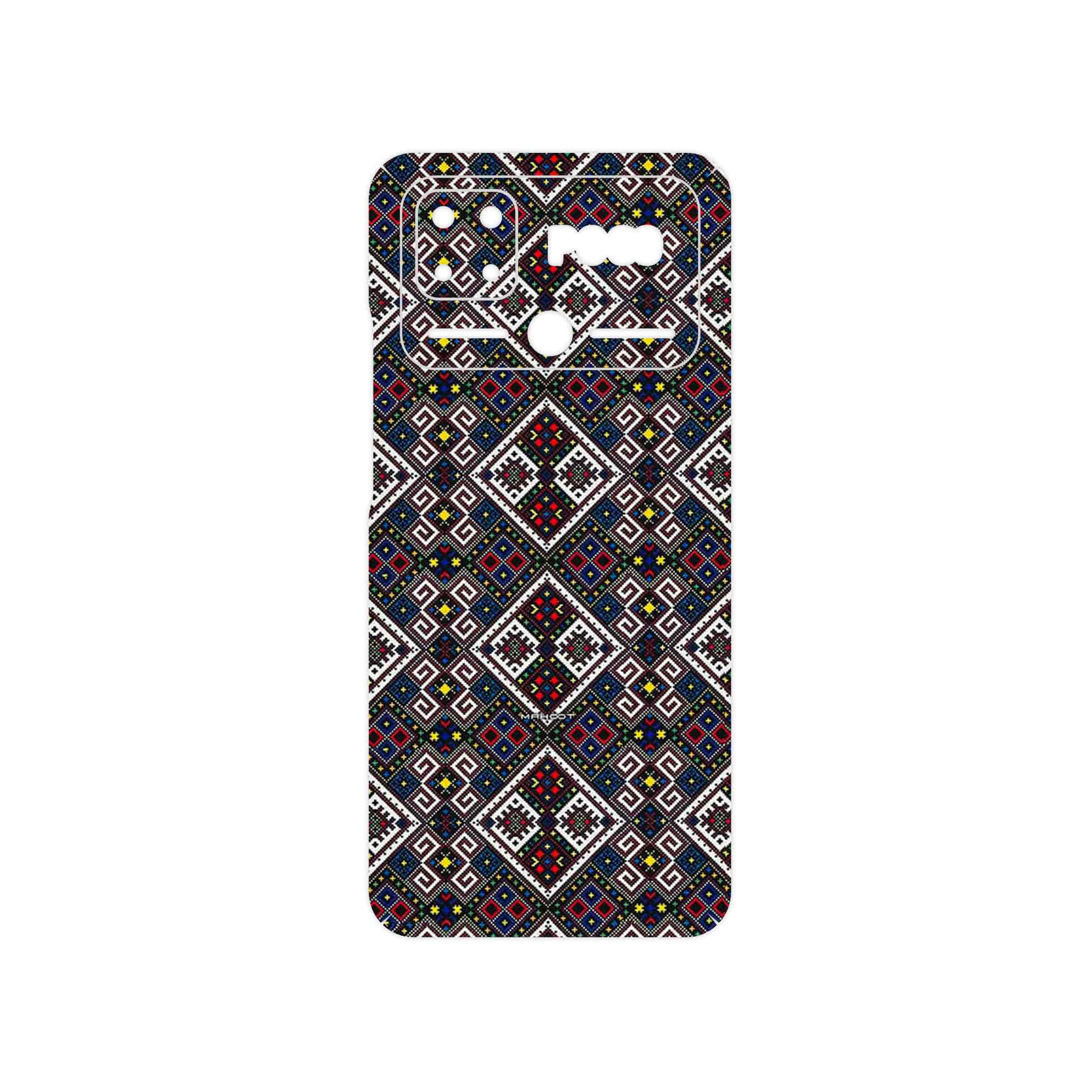 برچسب پوششی ماهوت مدل SISTAN Needlework 1 مناسب برای گوشی موبایل شیائومی Poco C40