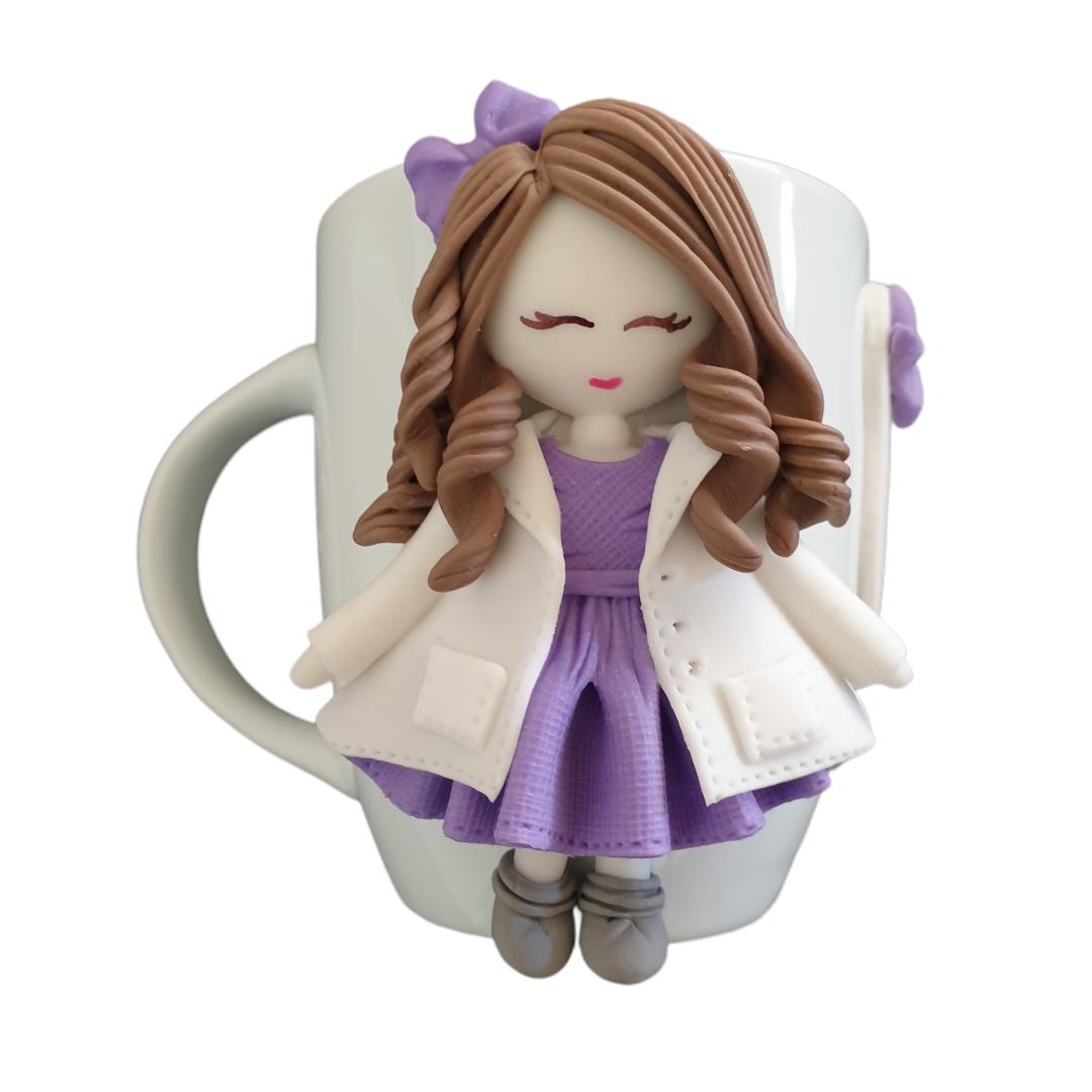 ماگ مدل عروسکی طرح دندانپزشک کد s00188