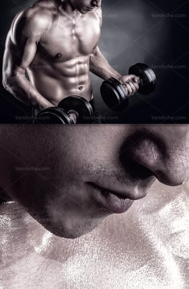 عکس با کیفیت بدنسازی مردان | گرافیک با طعم تربچه