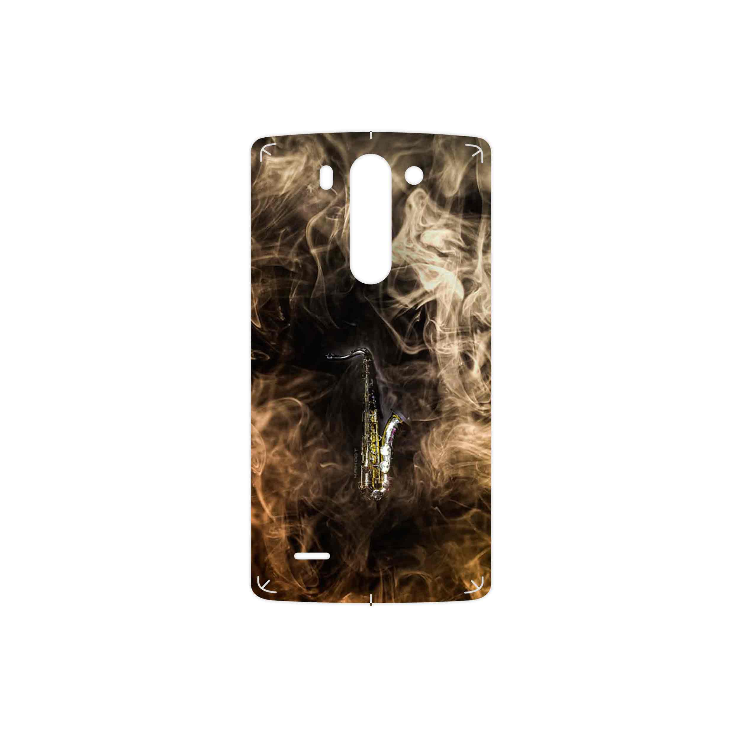 برچسب پوششی ماهوت مدل Saxophone مناسب برای گوشی موبایل ال جی G3 Beat