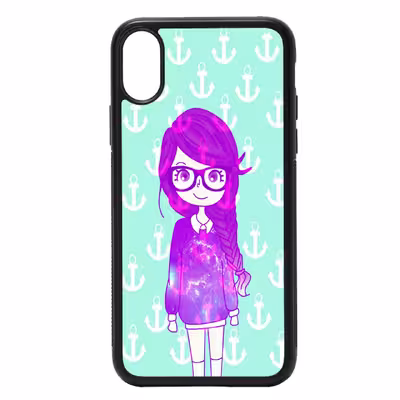 کاور طرح دخترانه کد 7398 مناسب برای گوشی موبایل اپل iphone xs max