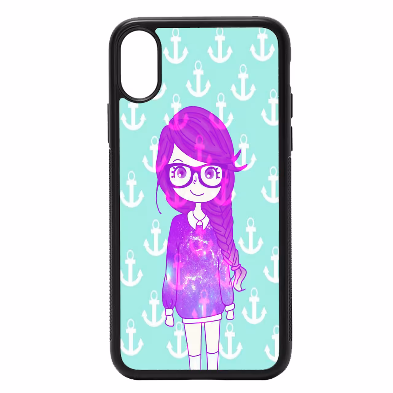 کاور طرح دخترانه کد 7398 مناسب برای گوشی موبایل اپل iphone xs max