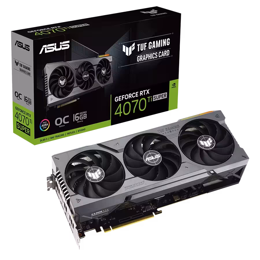 کارت گرافیک ایسوس TUF GAMING RTX 4070 Ti SUPER 16GB OC |فروشگاه تکاف