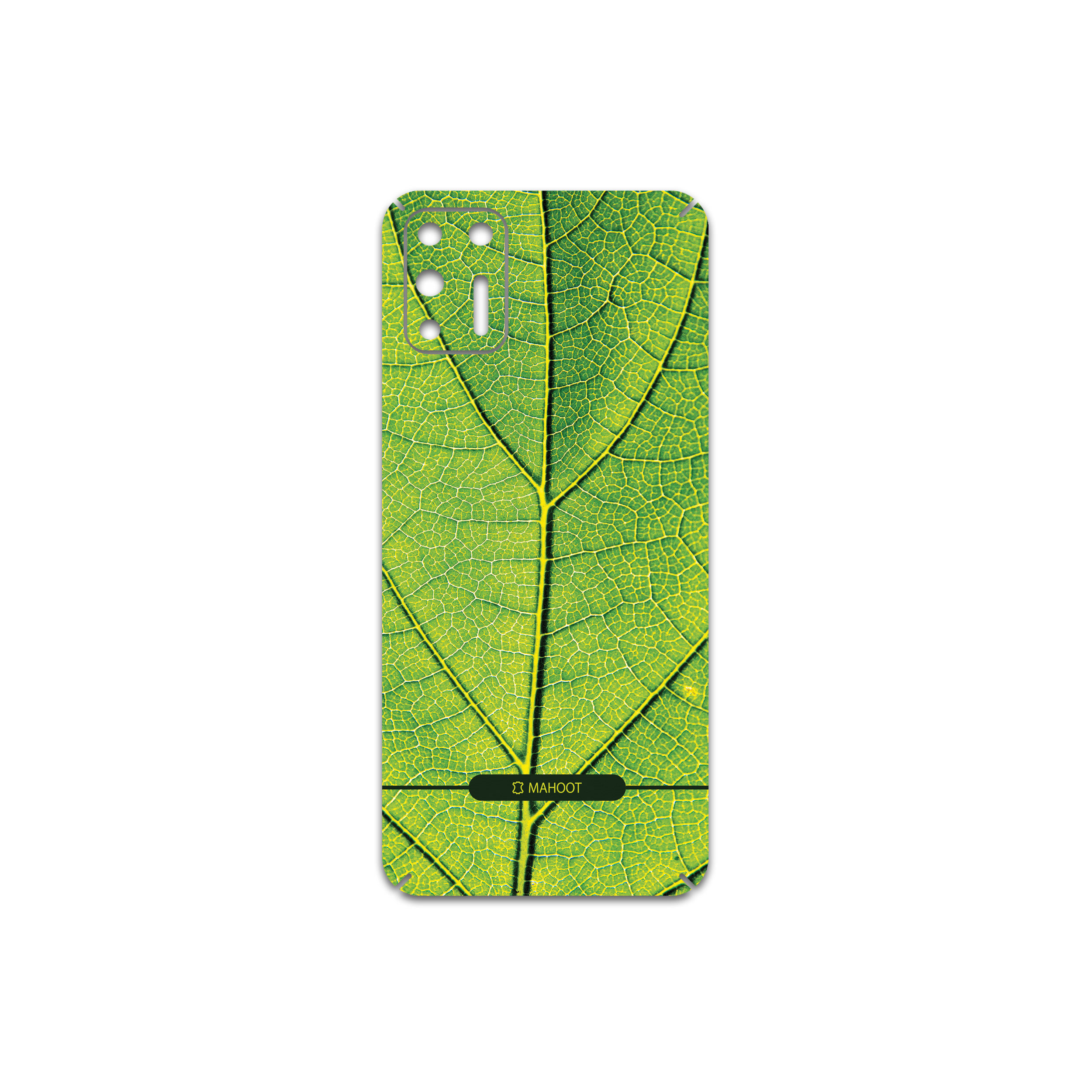 برچسب پوششی ماهوت مدل Leaf-Texture مناسب برای گوشی موبایل موتورولا Moto G9 Plus
