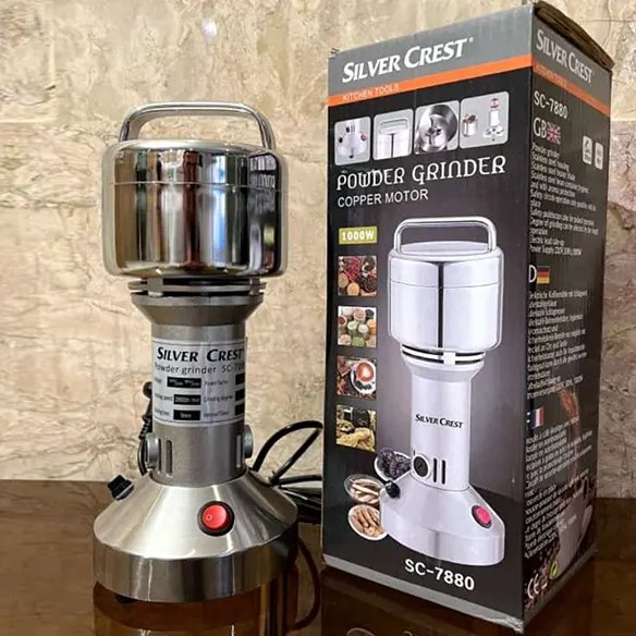 آسیاب حرفه ای صنعتی سیلور کرست 150 گرمی 1200 وات