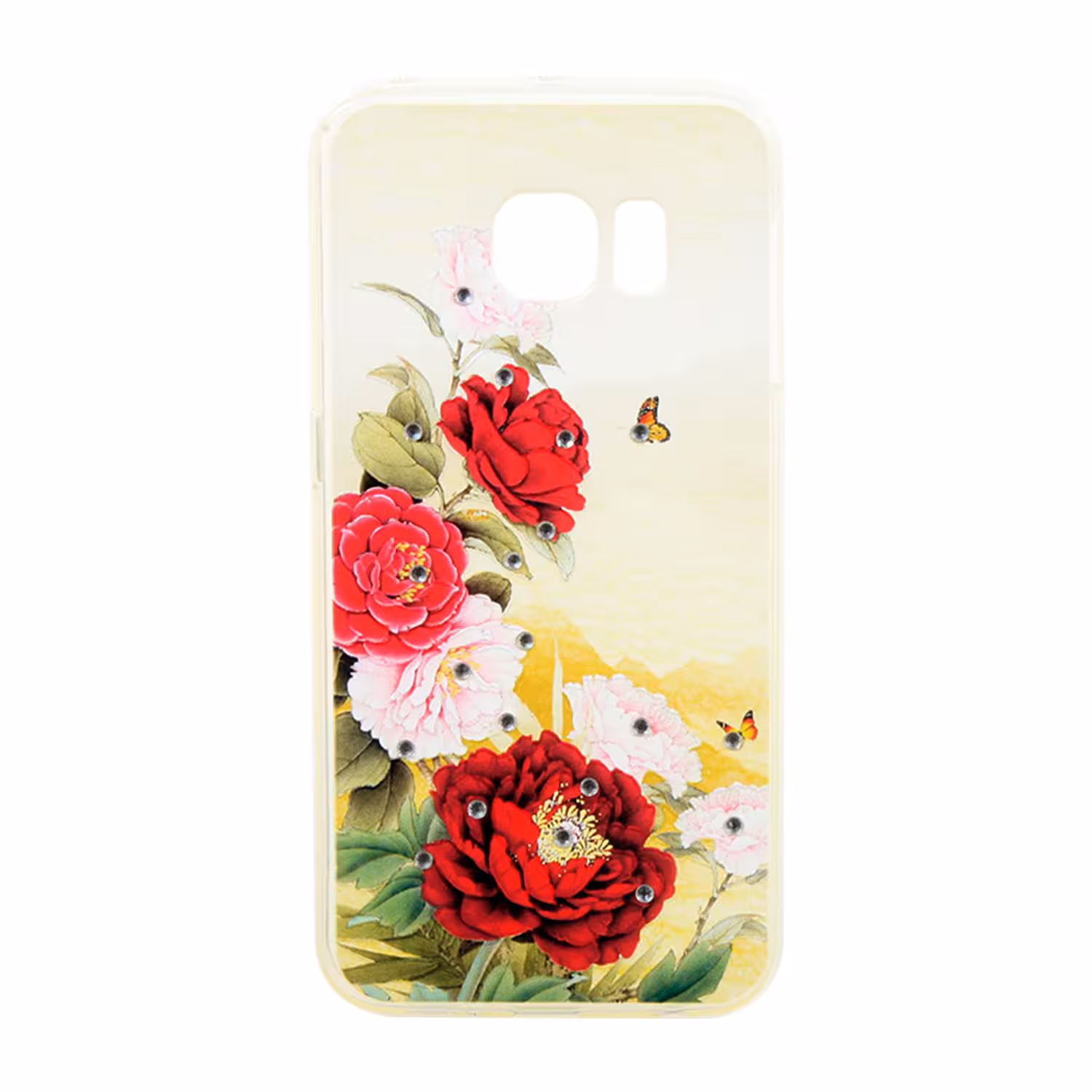 کاور مدل Rose کد AZ مناسب برای گوشی موبایل سامسونگ Galaxy S6 edge
