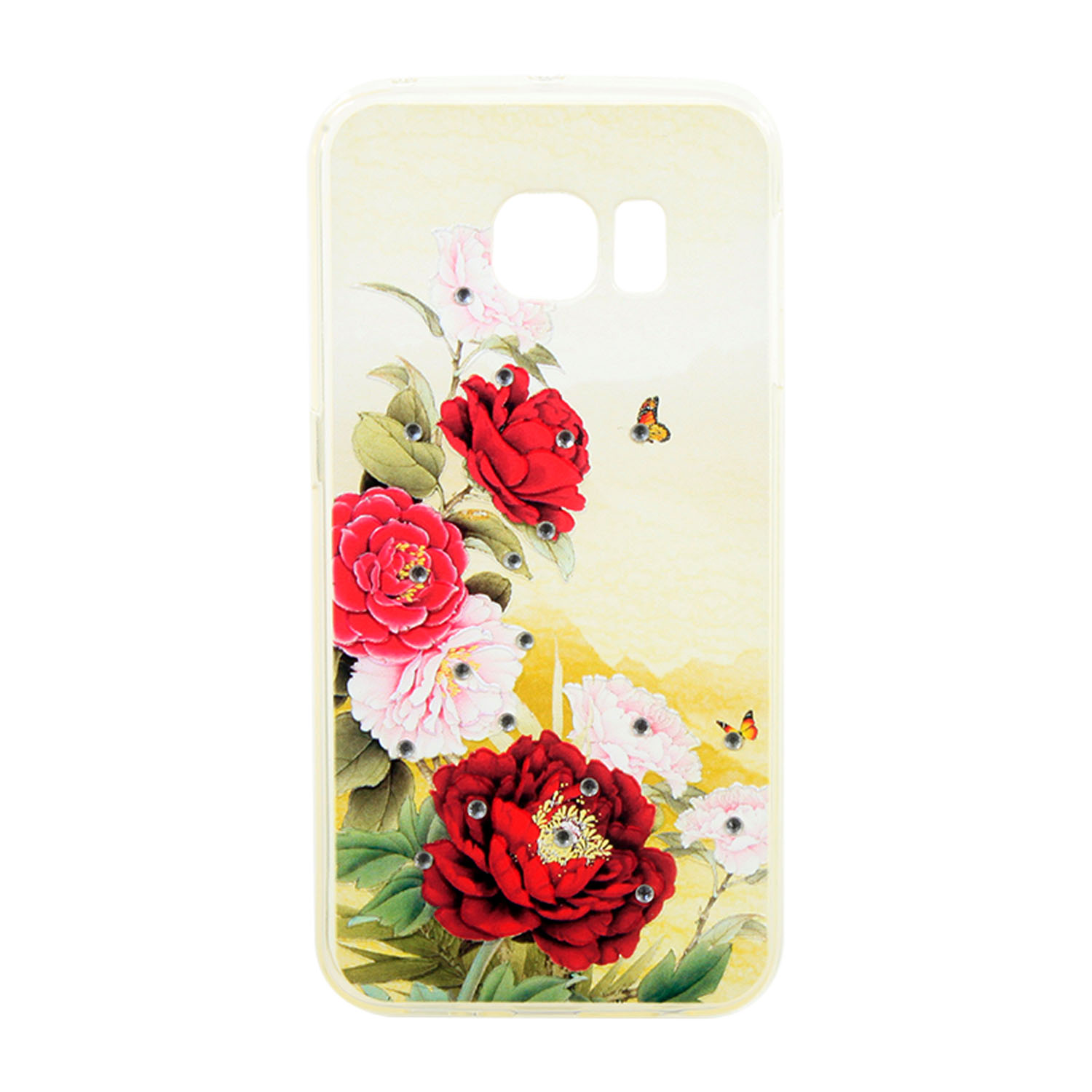 کاور مدل Rose کد AZ مناسب برای گوشی موبایل سامسونگ Galaxy S6 edge