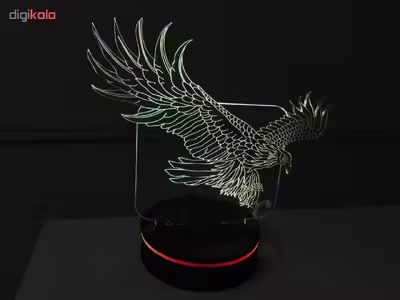 چراغ خواب پارسافن لیزر مدل عقاب 16 رنگ ریموت دار