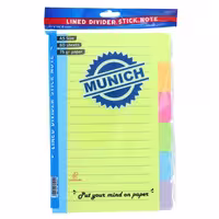 پست ایت (استیک نوت) اندیکس دار A5 مونیخ MUNICH