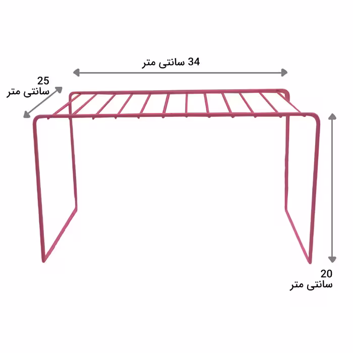 نظم دهنده کابینت مدل P02 بسته 2 عددی 