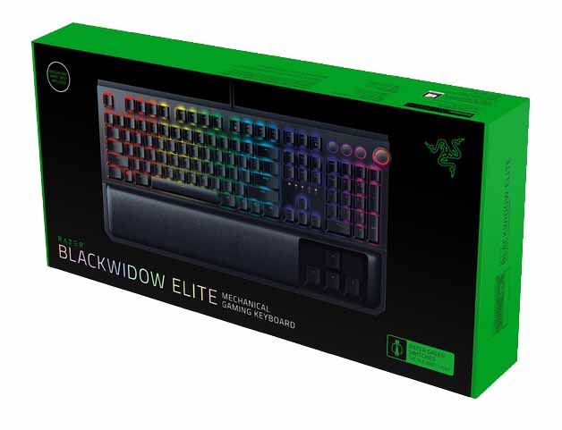 خرید کیبورد گیمینگ ریزر Keyboard Razer Blackwidow Elite Yellow Switch با بهترین قیمت