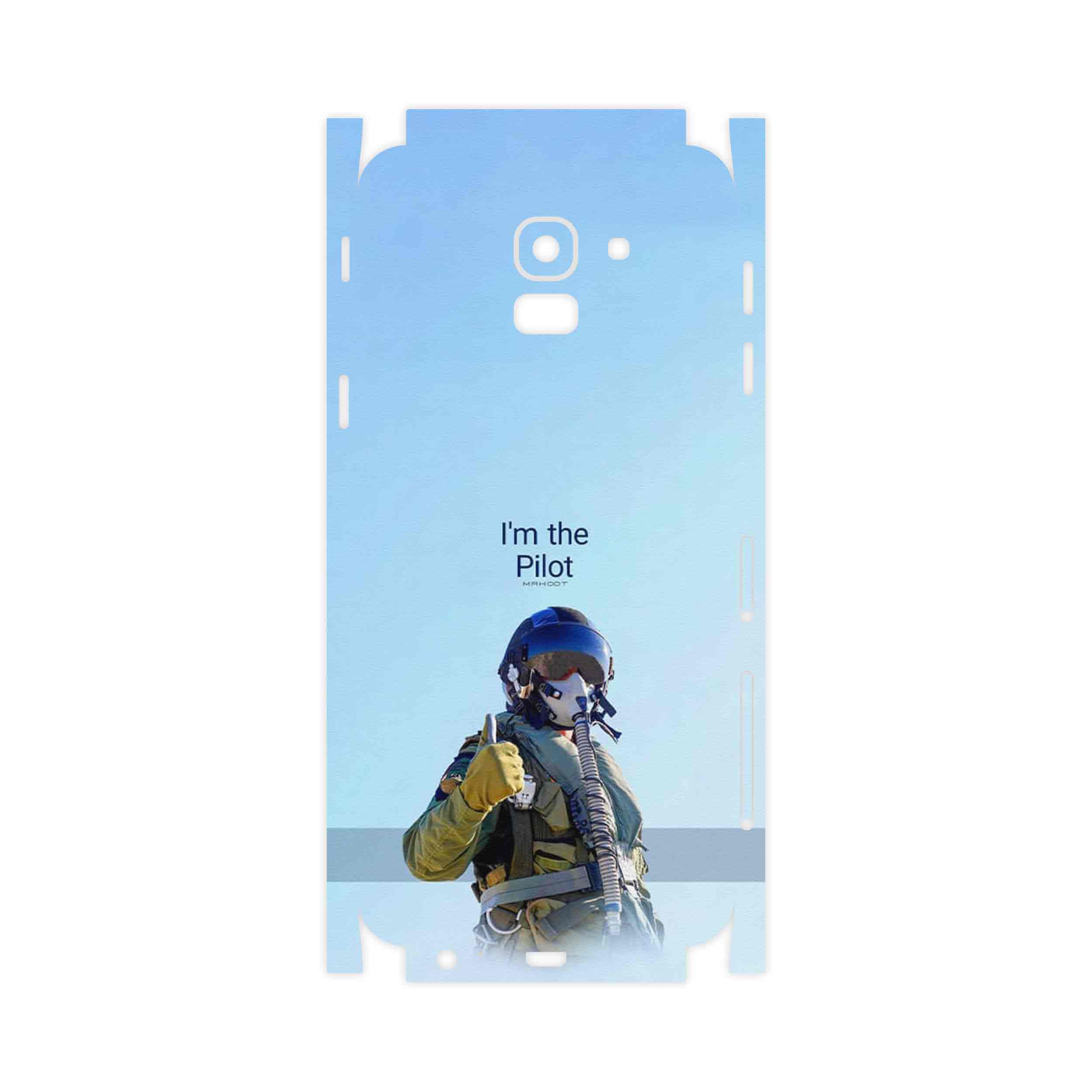 برچسب پوششی ماهوت مدل Pilot-FullSkin مناسب برای گوشی موبایل سامسونگ Galaxy J6