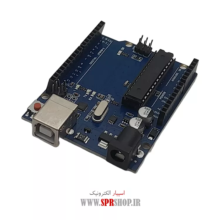 ماژول آردوینو مدل UNO R3 با تراشه ATMEGA 328 DIP