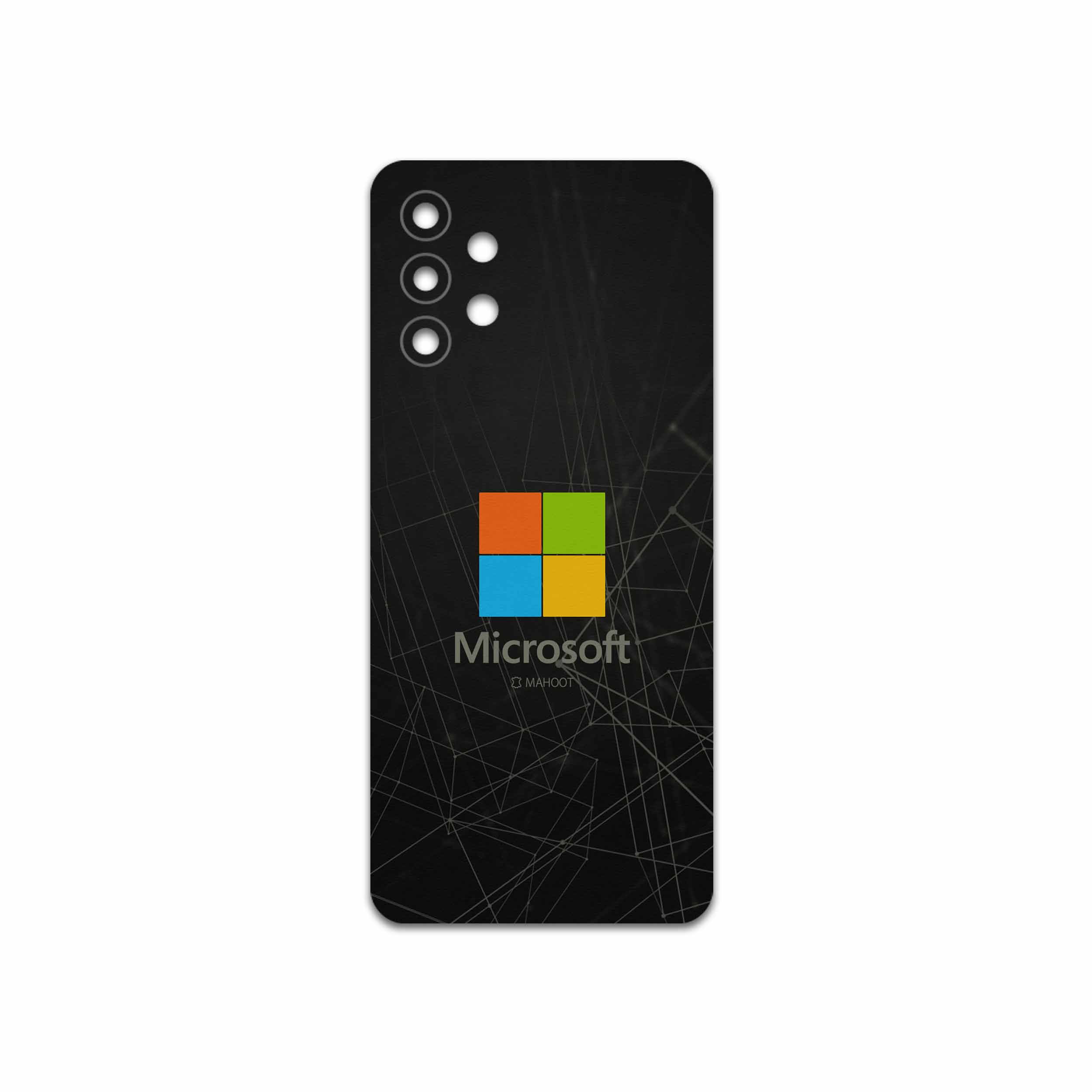 برچسب پوششی ماهوت مدل Microsoft-Logo مناسب برای گوشی موبایل سامسونگ Galaxy A32 4G