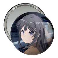 آینه جیبی خندالو مدل مای انیمه بانی گرل سنپای کد 16400