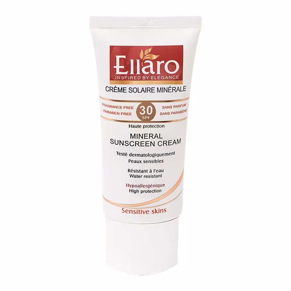کرم ضد آفتاب spf30 مینرال رنگی الارو