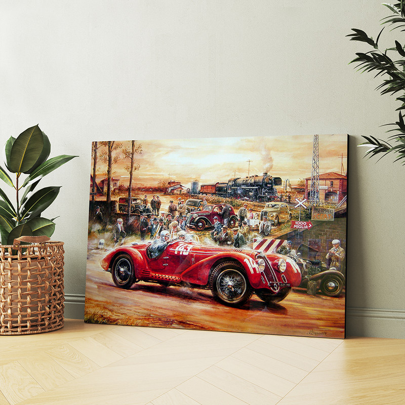 تابلو شاسی مدل ماشین کلاسیک کد S060003 | دنیای قاب