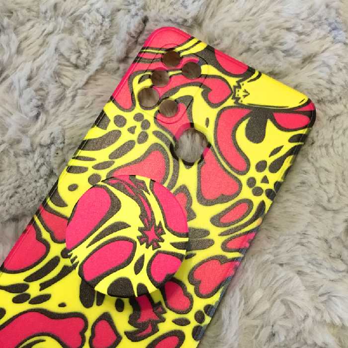 کاور کد A7602 مناسب برای گوشی موبایل سامسونگ Galaxy A21s به همراه پایه نگهدارنده