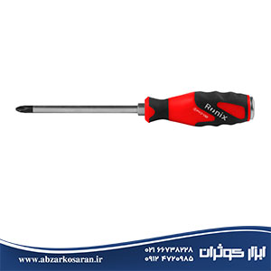پیچ‌گوشتی تکی دسته TPR ضربه‌خور 150×5 چهارسو Ronix مدل RH-2959