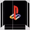 برچسب پلی استیشن ۴ مدل ps4 fat طرح logo ps4 کد PS-1028