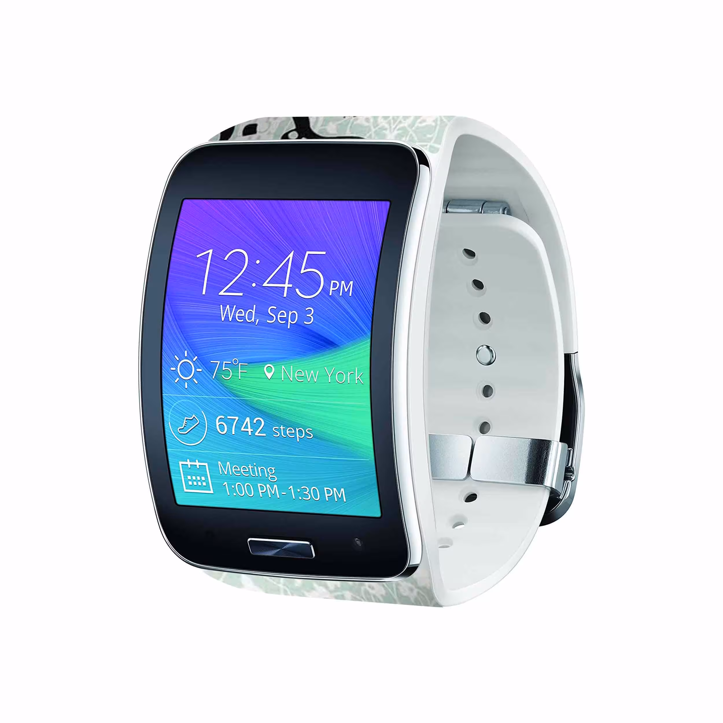 برچسب ماهوت طرح Nastaliq_3 مناسب برای ساعت هوشمند سامسونگ Galaxy Gear S