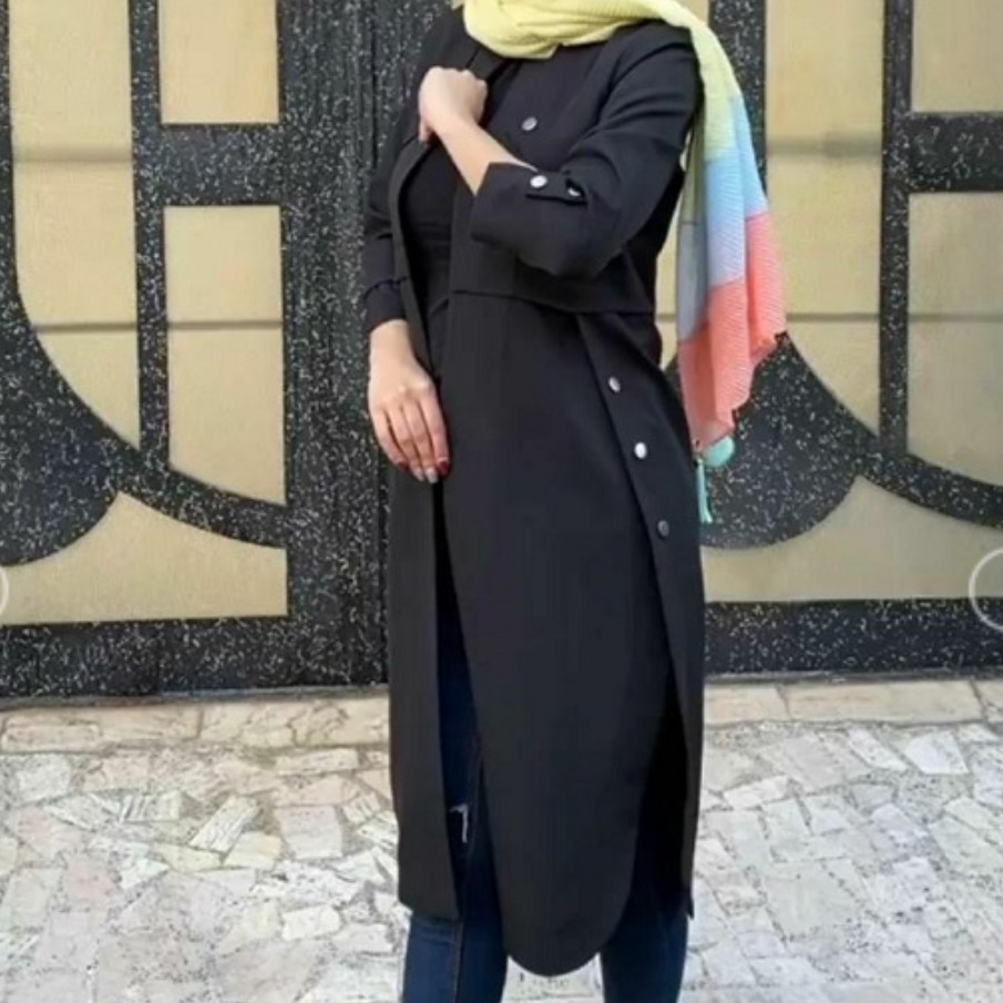 مانتو دکمه دار