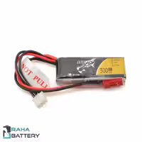 باتری لیتیوم پلیمر 2 سل Tattu 300mAh 45C