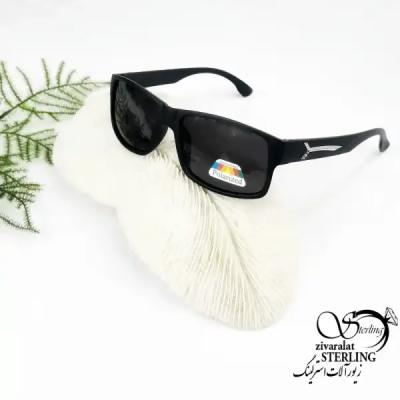 عینک دودی بغل طرح دار برند Polarized کد 19082