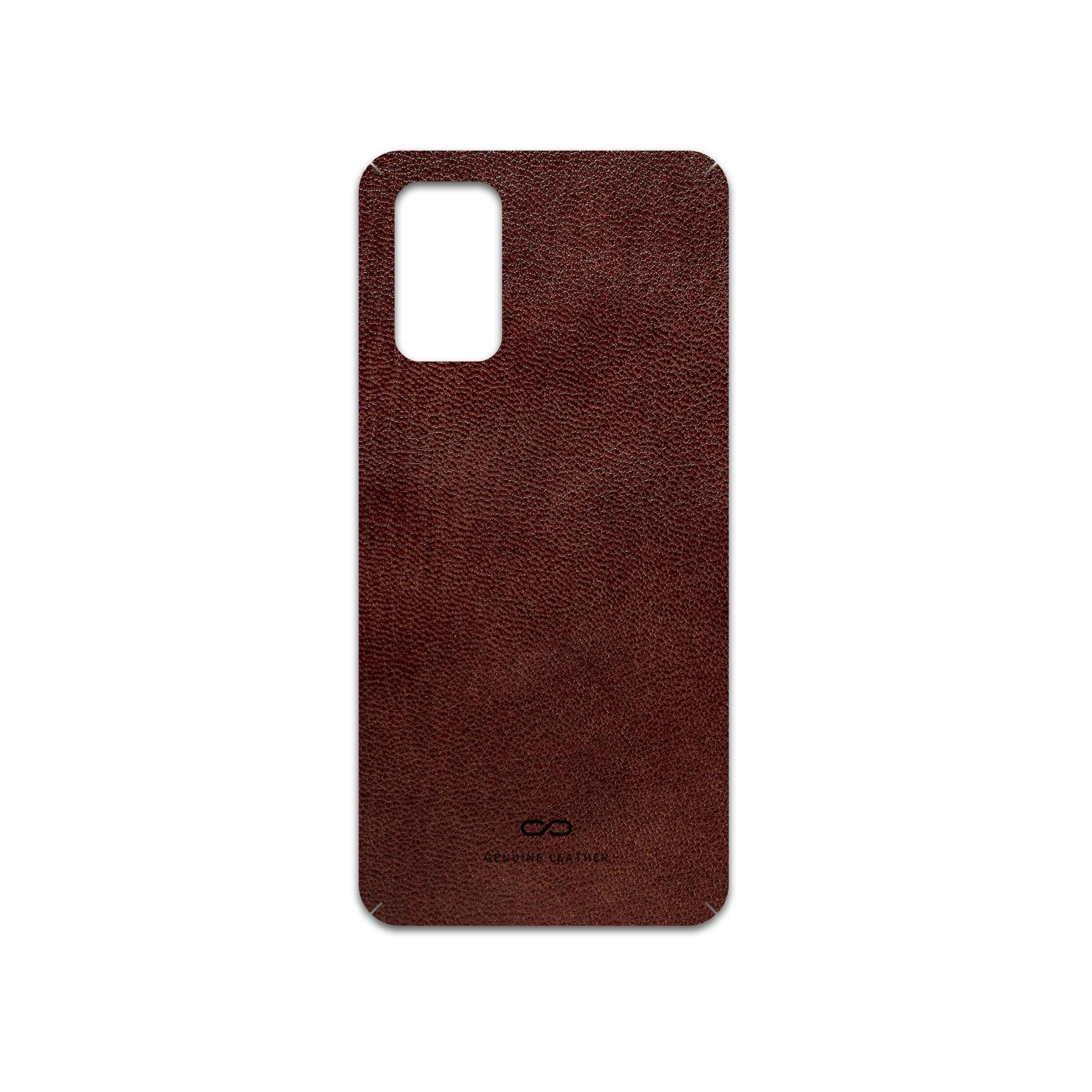 برچسب پوششی ماهوت مدل Natural-Leather مناسب برای گوشی موبایل شیائومی Redmi Note 9 4G