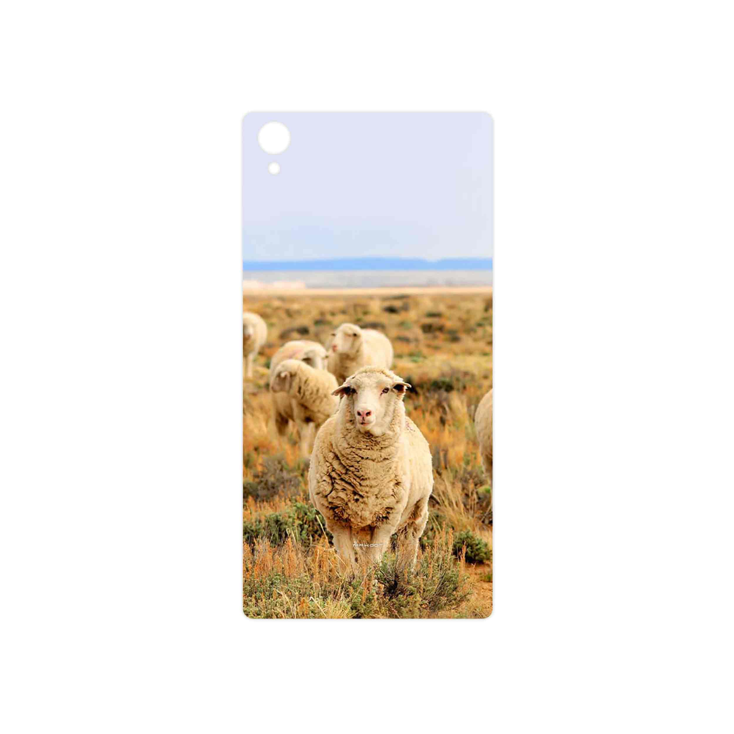 برچسب پوششی ماهوت مدل Sheep مناسب برای گوشی موبایل سونی Xperia Z1