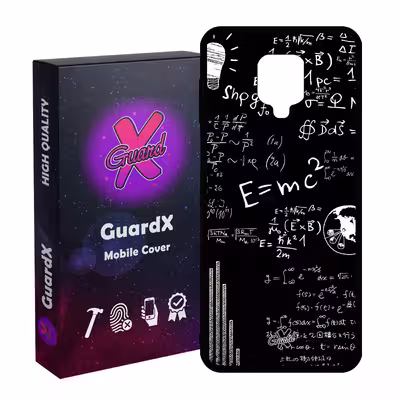 کاور گارد ایکس طرح فیزیک مدل Glass10516 مناسب برای گوشی موبایل شیائومی Redmi Note9 Pro/Note 9 Pro Max/Redmi Note 9S/MI Poco M2 Pro