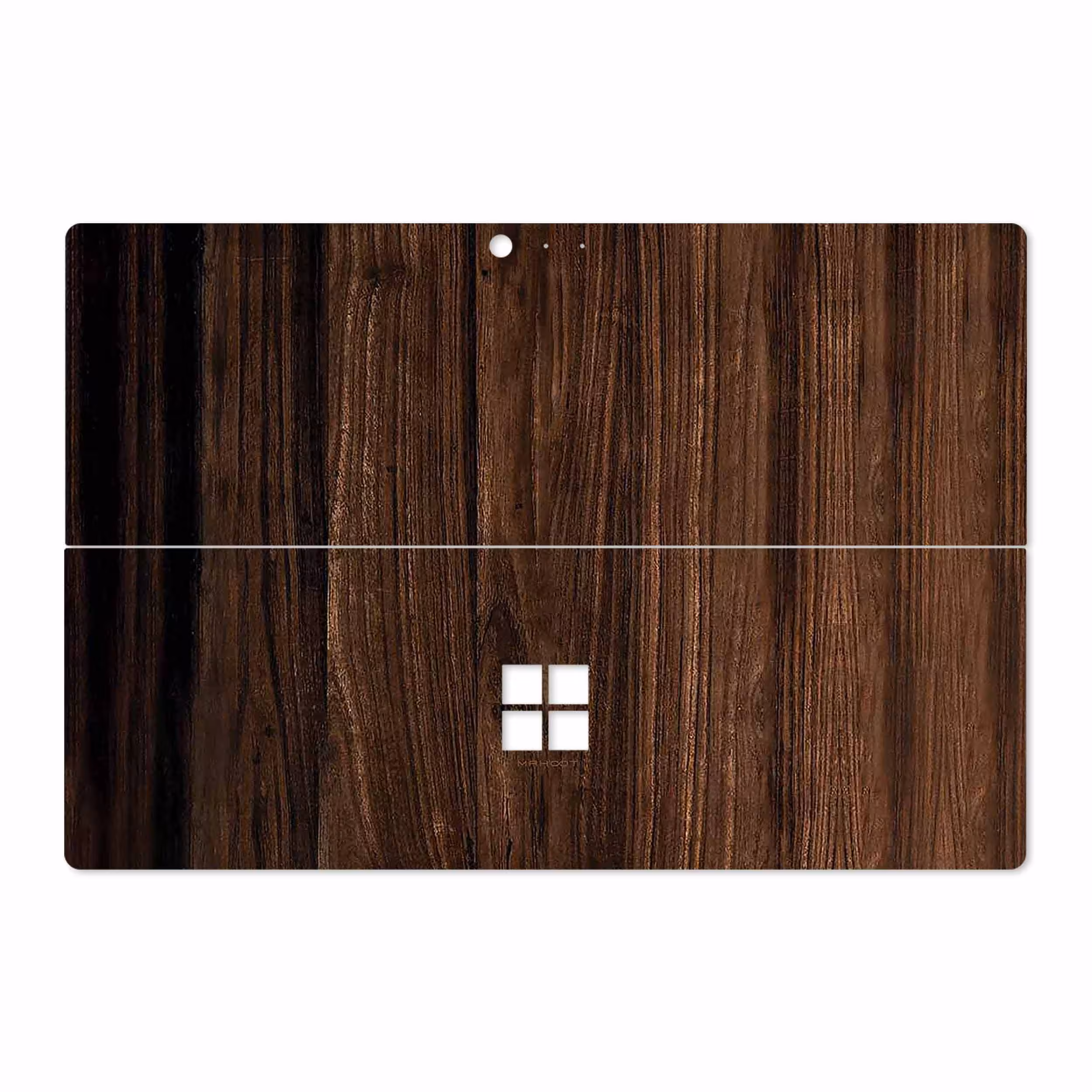 برچسب پوششی ماهوت مدل Dark Walnut Wood مناسب برای تبلت مایکروسافت Surface Pro 4 2015