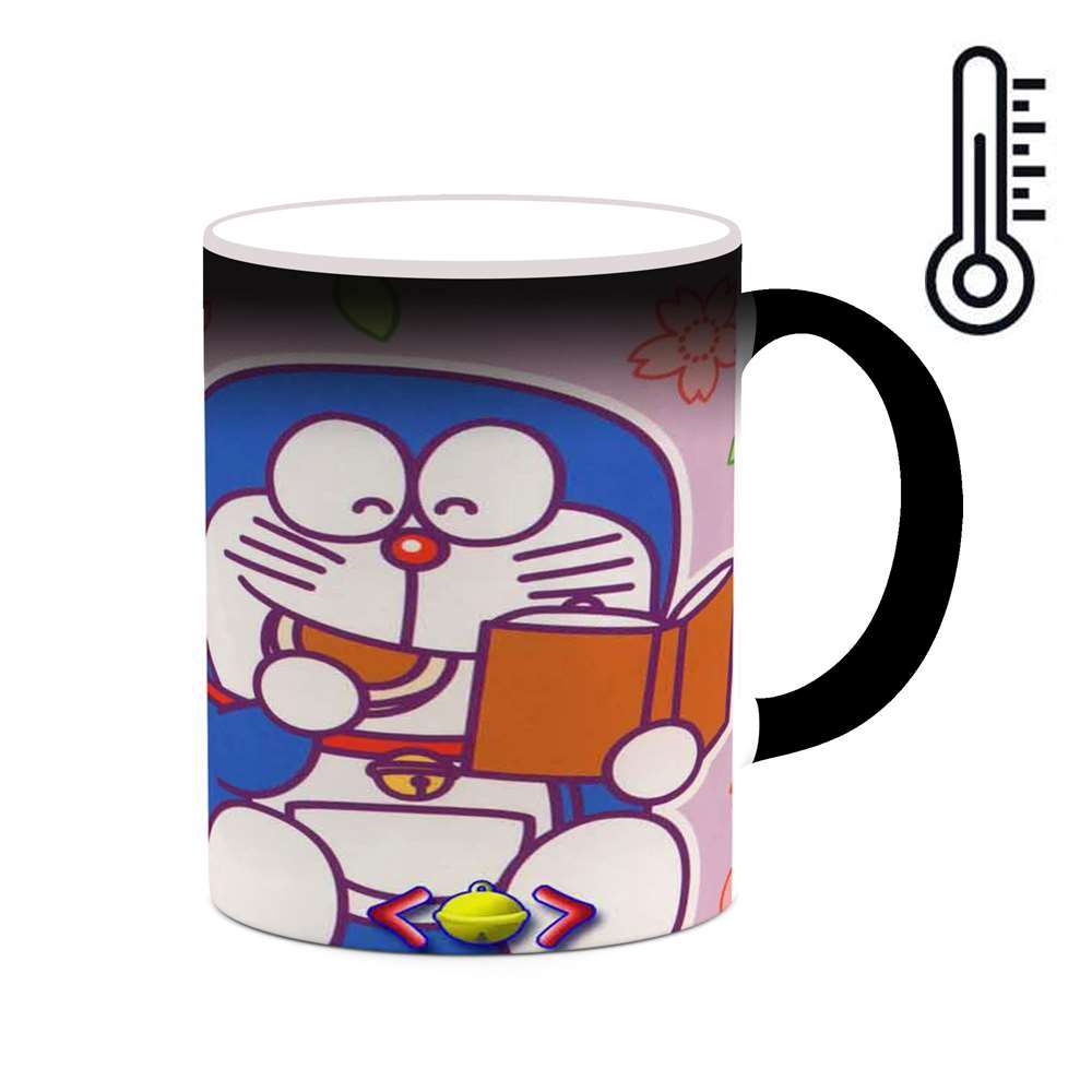 ماگ حرارتی کاکتی طرح کارتون Doraemon مدل mgh22526