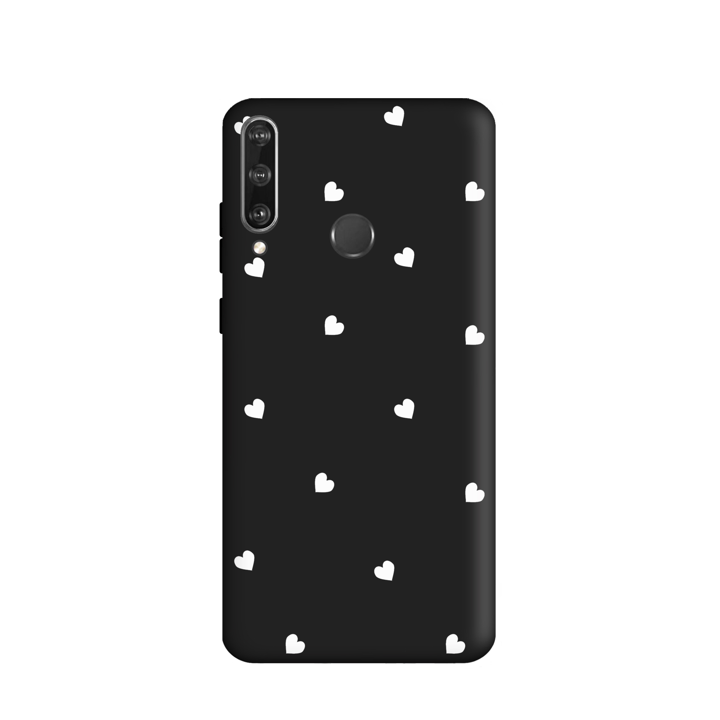 کاور طرح  قلب سفید مینیمال کد u2978 مناسب برای گوشی موبایل  هوآوی Y7p 2020