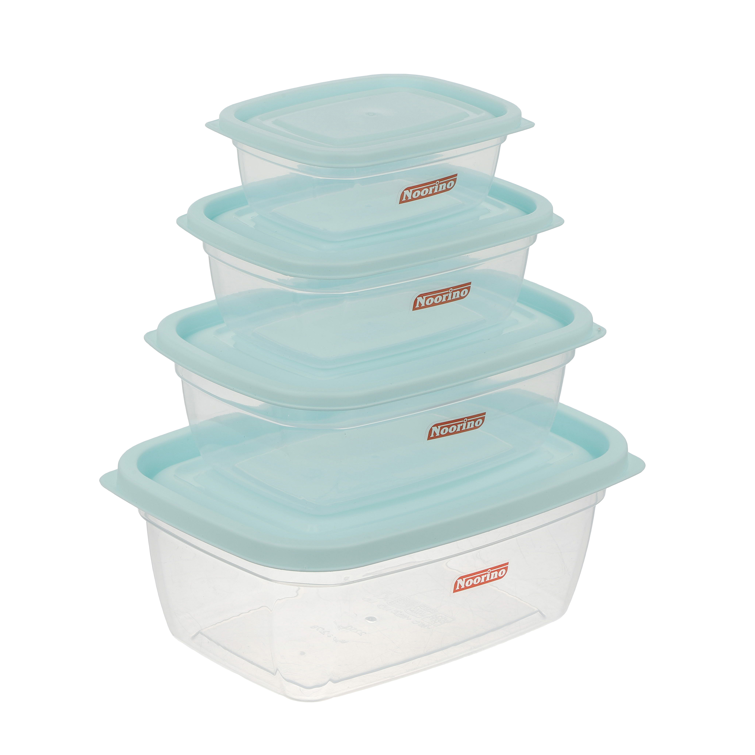 ظرف نگهدارنده نورینو مدل دریا مجموعه 4 عددی